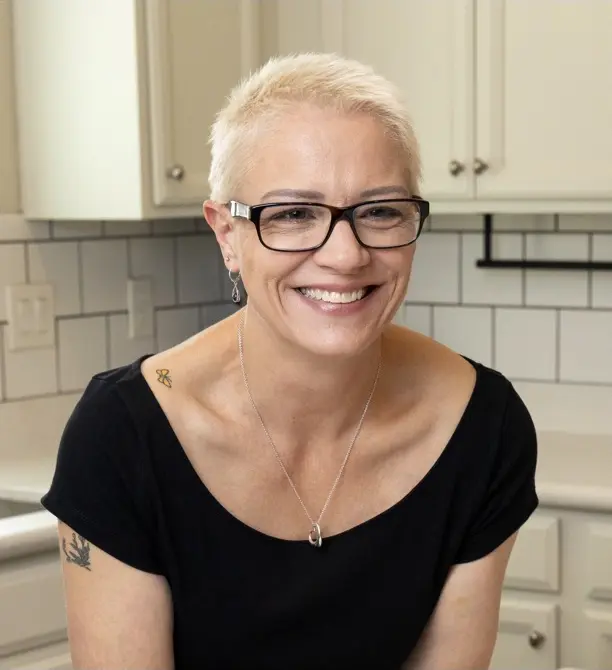 Jill Ross smiling at home